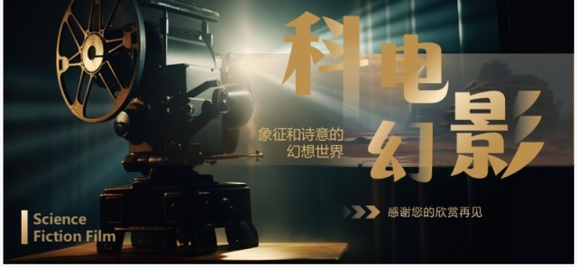 棕色简约风科幻电影介绍PPT模板 棕色简约风科幻电影介绍PPT模板