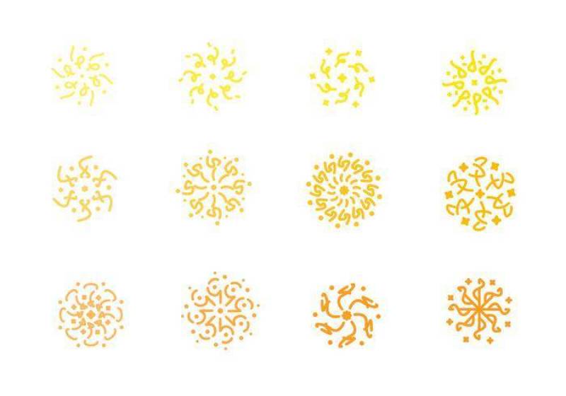 爆炸烟花矢量包