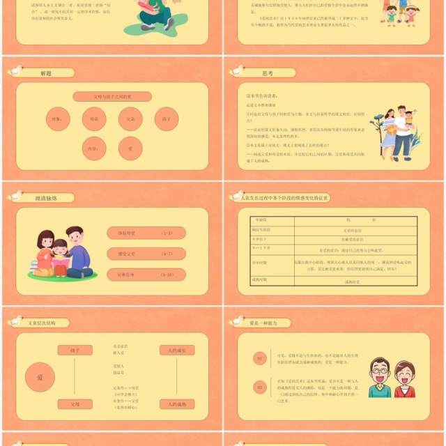 部编版高中语文必修四父母与孩子之间的爱课件PPT模板 部编版高中语文必修四父母与孩子之间的爱课件PPT模板
