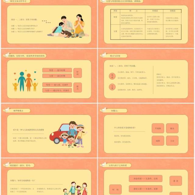 部编版高中语文必修四父母与孩子之间的爱课件PPT模板 部编版高中语文必修四父母与孩子之间的爱课件PPT模板