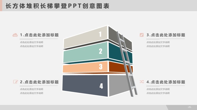 多场景办公PPT信息可视化图表25