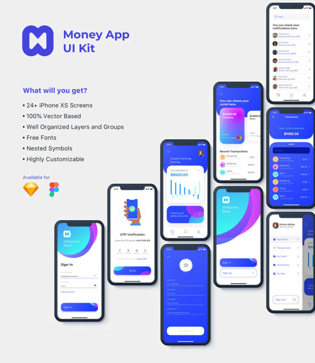 Money软件UI套件,Money软件UI工具包 Money软件UI套件,Money软件UI工具包