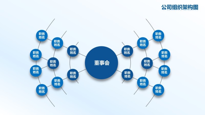 组织架构图PPT素材-17