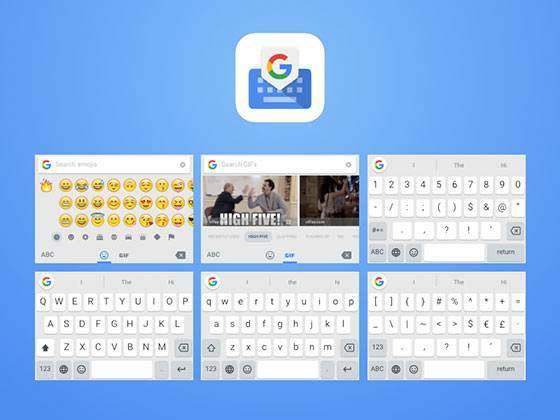 Google Gboard iOS 应用界面 Google Gboard iOS 应用界面