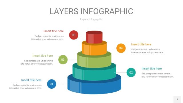 多彩3D分层PPT信息图1