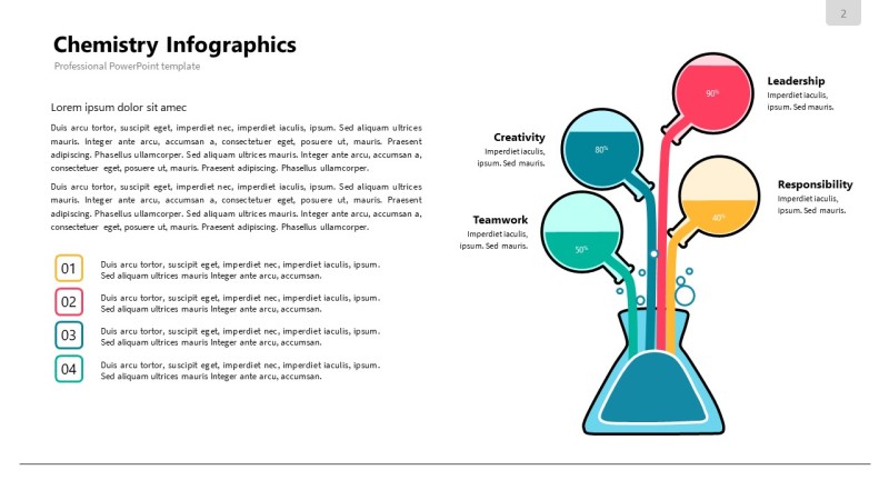 小清新PPT信息可视化图表2