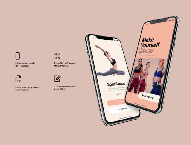 Hermes Fitness移动应用UI套件,Hermes Fitness移动应用UI套件 Hermes Fitness移动应用UI套件,Hermes Fitness移动应用UI套件
