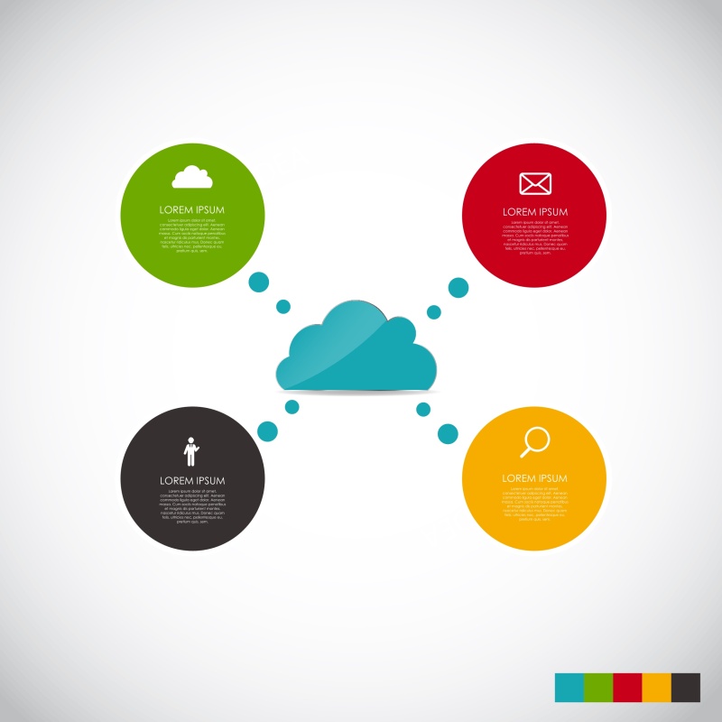 商业信息图表模板38