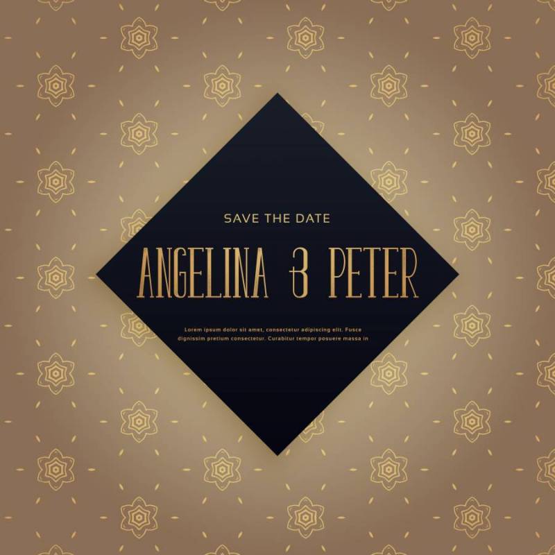 大象溢价婚礼邀请背景设计