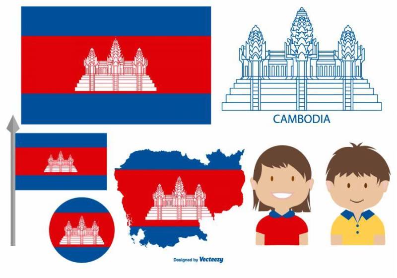柬埔寨矢量元素