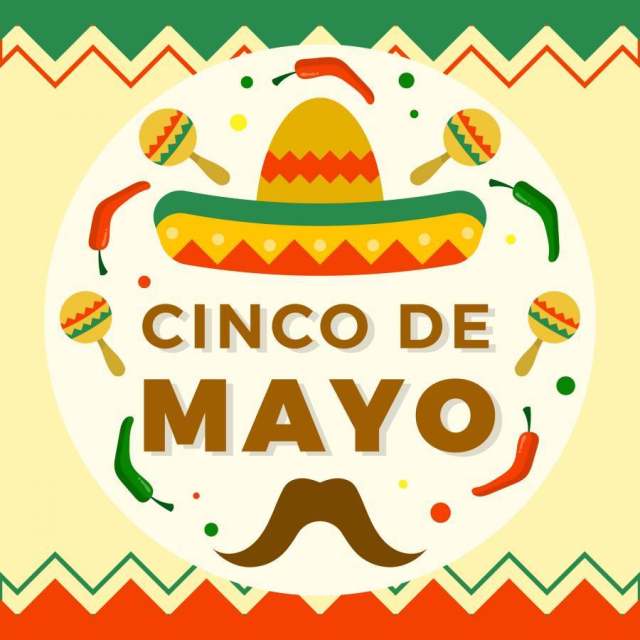平Cinco De Mayo矢量图 平Cinco De Mayo矢量图