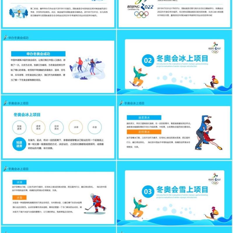 2022北京冬奥会申办项目评价介绍动态PPT