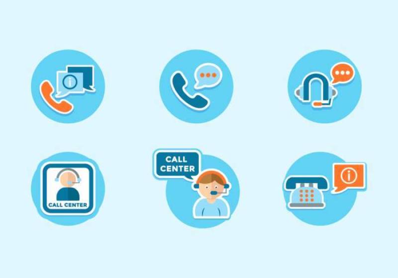 呼叫中心 矢量包