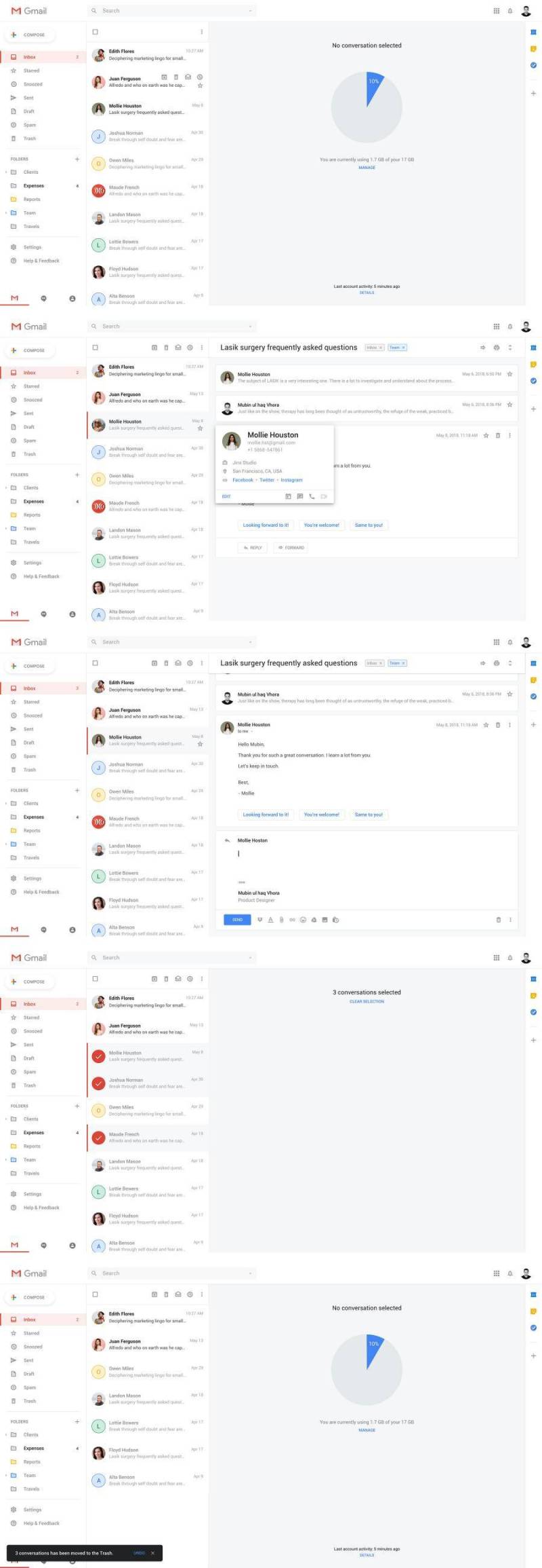 Gmail 重设计