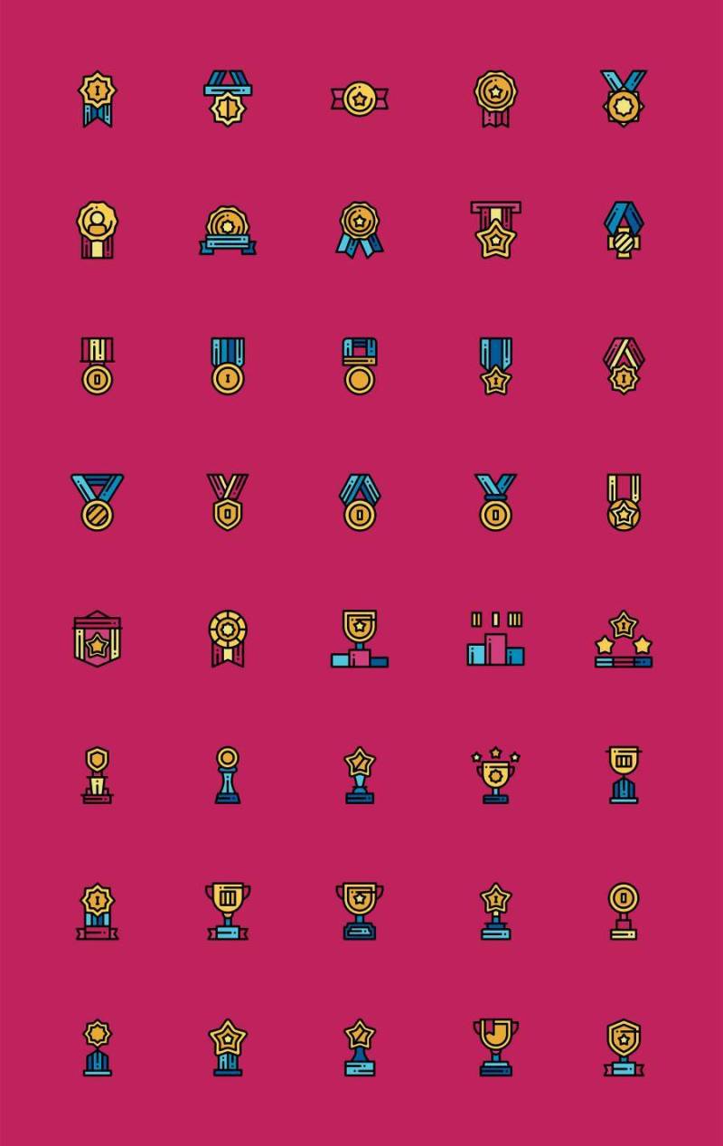 40 枚奖励元素图标