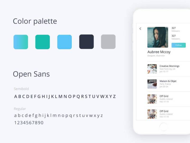 专为Sketch。，Mint UI工具包设计的清洁iOS UI工具包