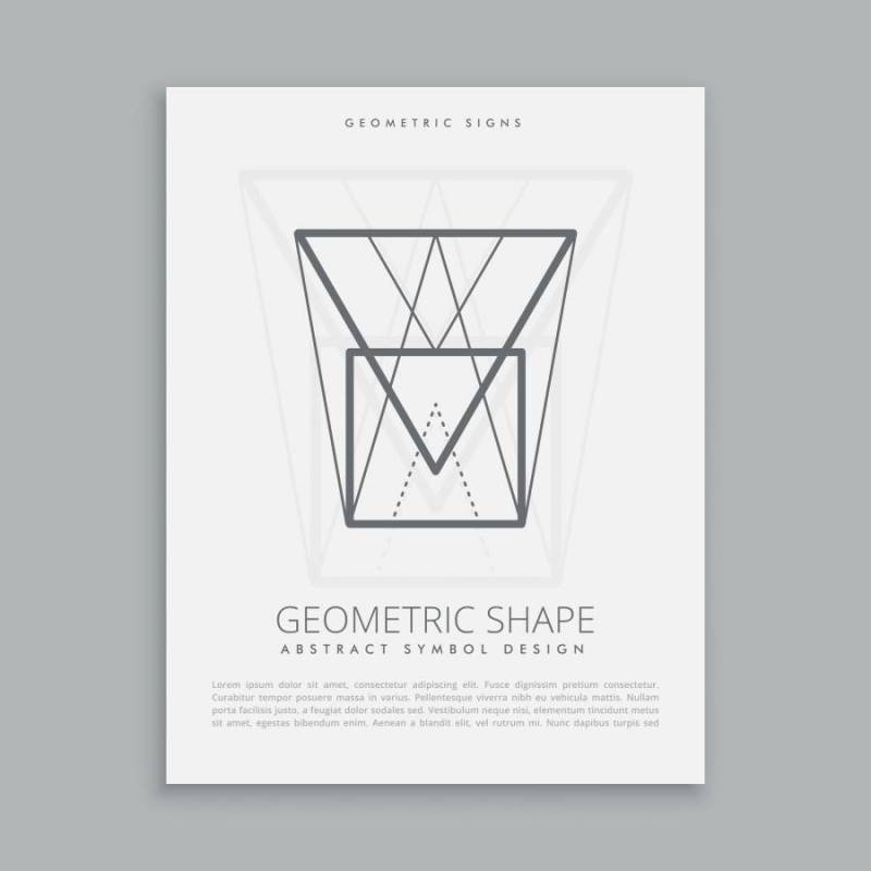 未来派的几何形状