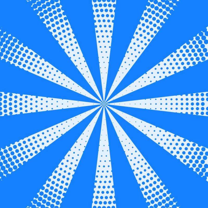 半色调光线背景在蓝色的颜色