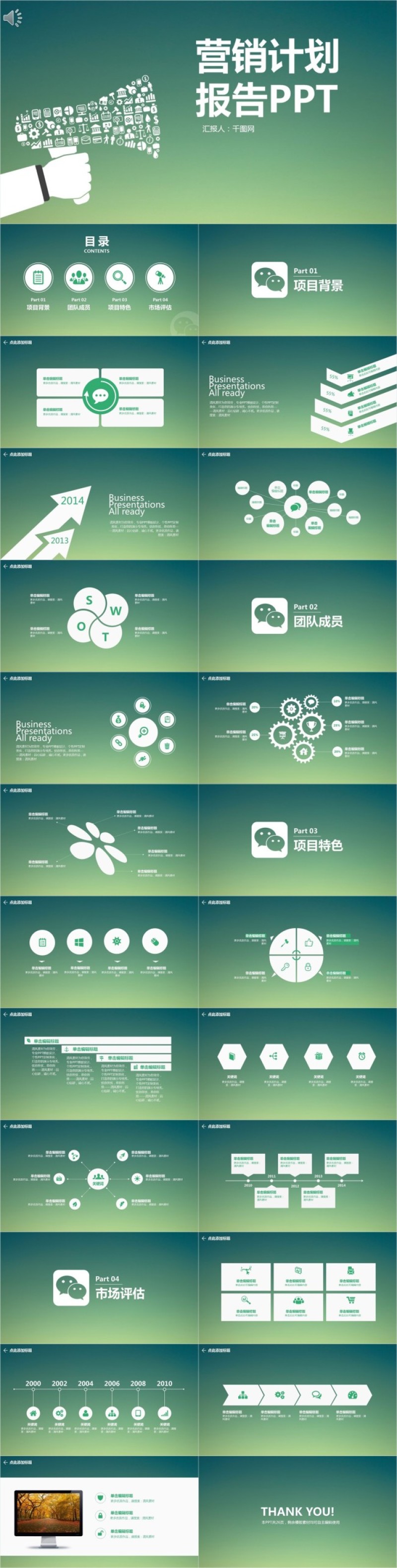 营销计划报告PPT