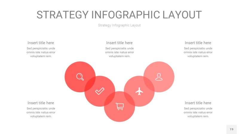 红色战略计划统筹PPT信息图19
