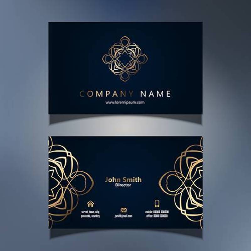 优雅的名片设计