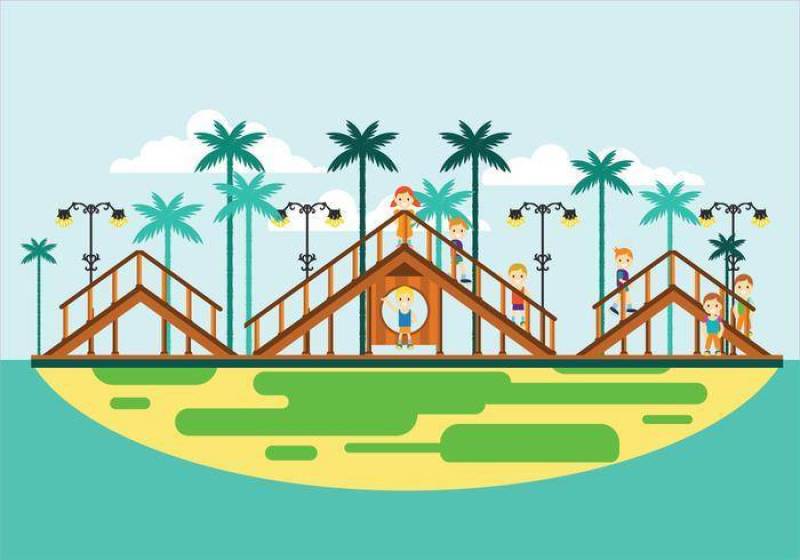 儿童户外游乐设备