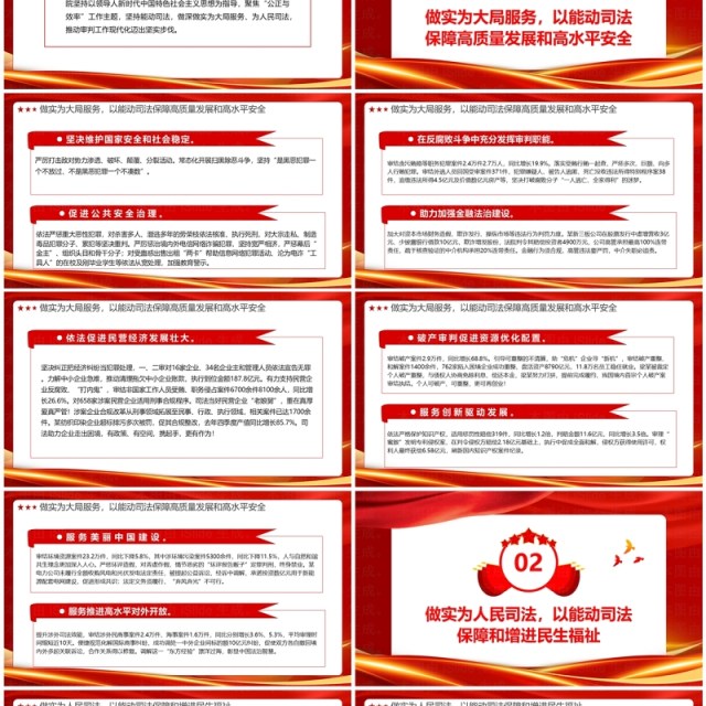 2024两会最高人民法院工作报告PPT模板 2024两会最高人民法院工作报告PPT模板