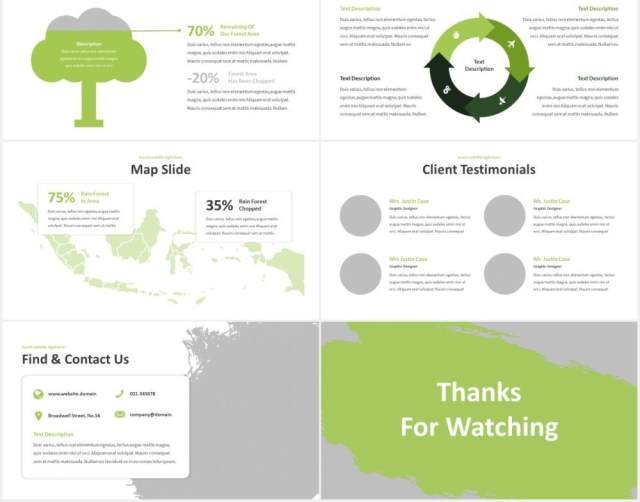 绿色大自然图片排版设计PPT模板Frigus - Nature Powerpoint Template 绿色大自然图片排版设计PPT模板Frigus - Nature Powerpoint Template