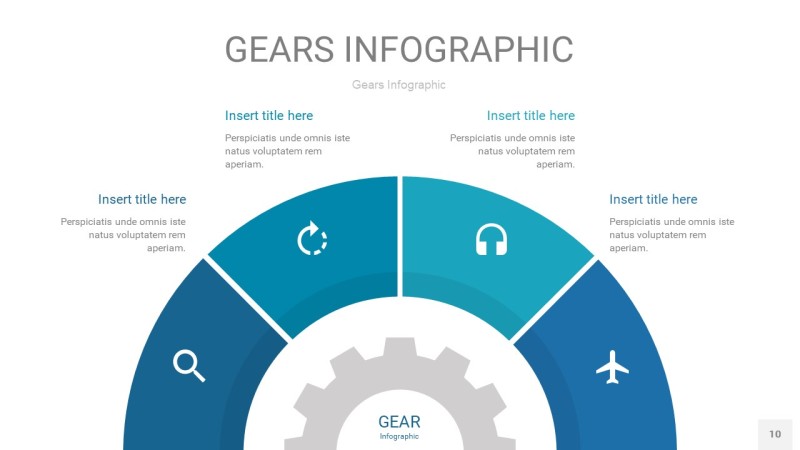 宝石绿齿轮PPT信息图10