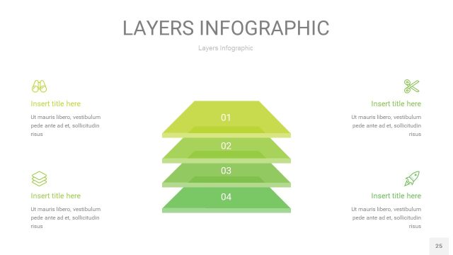 嫩绿色3D分层PPT信息图25 嫩绿色3D分层PPT信息图25