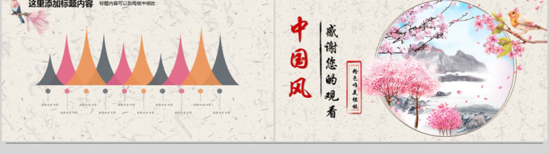 2018中国风年度工作总结ppt模板