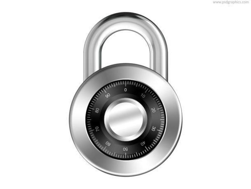 密码挂锁&nbsp;PSD分层