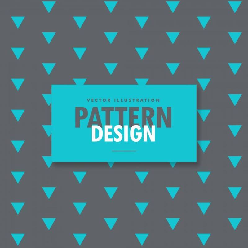 灰色和蓝色的三角形图案背景