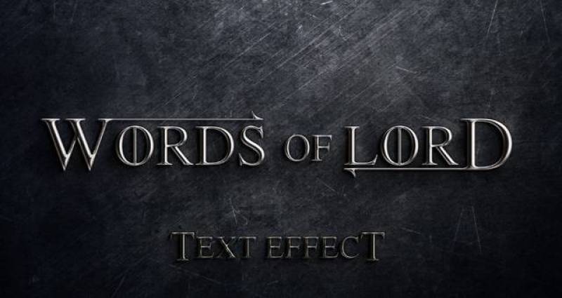 Lord Psd文字效应的话