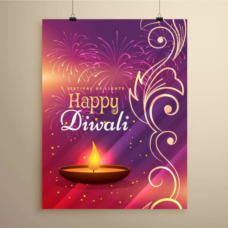 屠妖节节日飞行物设计在美丽的颜色与花卉dec