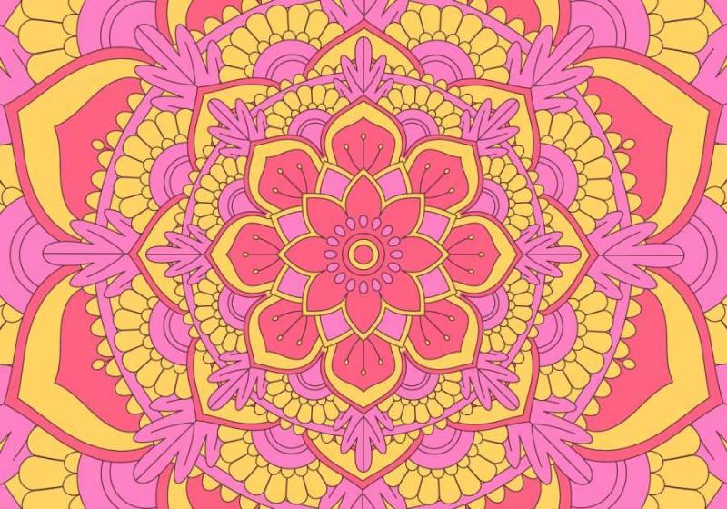 万花筒图案背景图