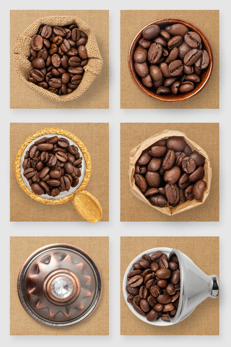咖啡豆高清PSD设计素材