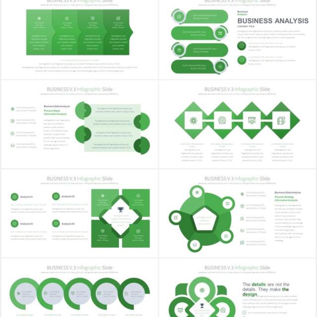 11套色系商业模式信息图表PPT素材BUSINESS V.3 - PowerPoint Infographics 11套色系商业模式信息图表PPT素材BUSINESS V.3 - PowerPoint Infographics