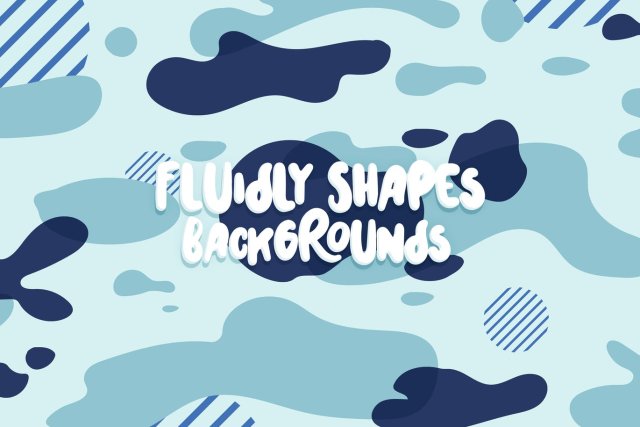 现代流畅的背景造型AI矢量设计素材Modern Fluidly Shapes Backgrounds 现代流畅的背景造型AI矢量设计素材Modern Fluidly Shapes Backgrounds