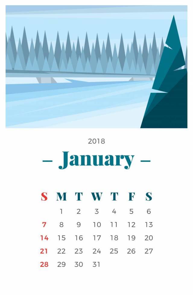 1月景观