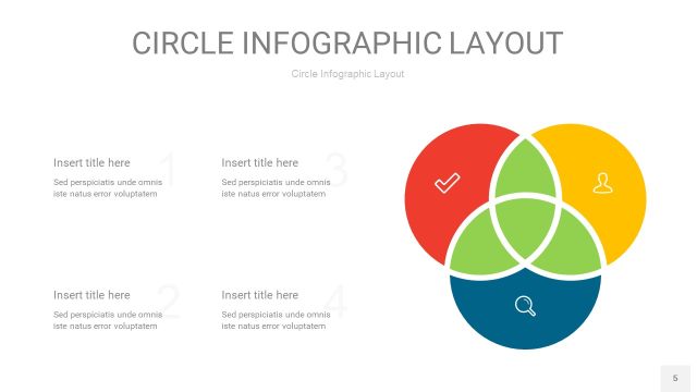 多色圆形PPT信息图5