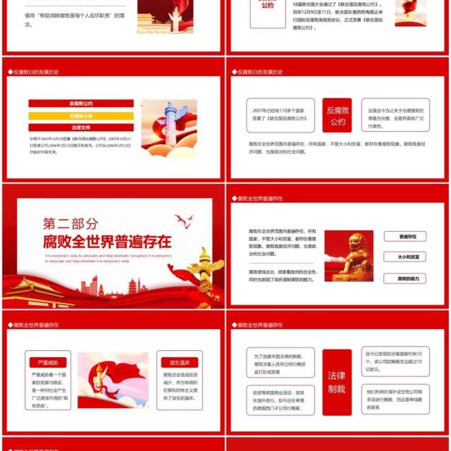 国际反腐败日倡导帮助消除腐败是每个人应尽职责的理念动态PPT模板 国际反腐败日倡导帮助消除腐败是每个人应尽职责的理念动态PPT模板