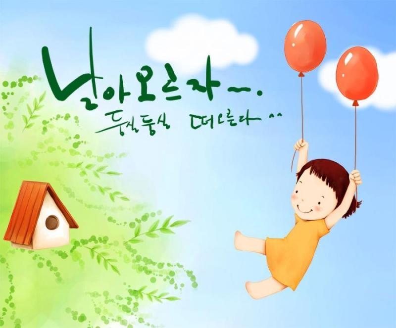 韩国儿童插画psd素材-35