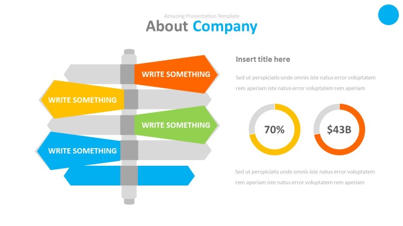 活力多彩PPT信息可视化图表30
