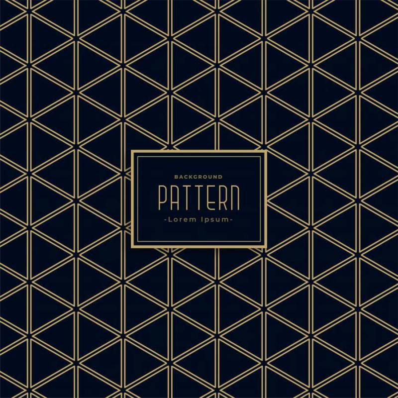 与三角形形状的图案背景