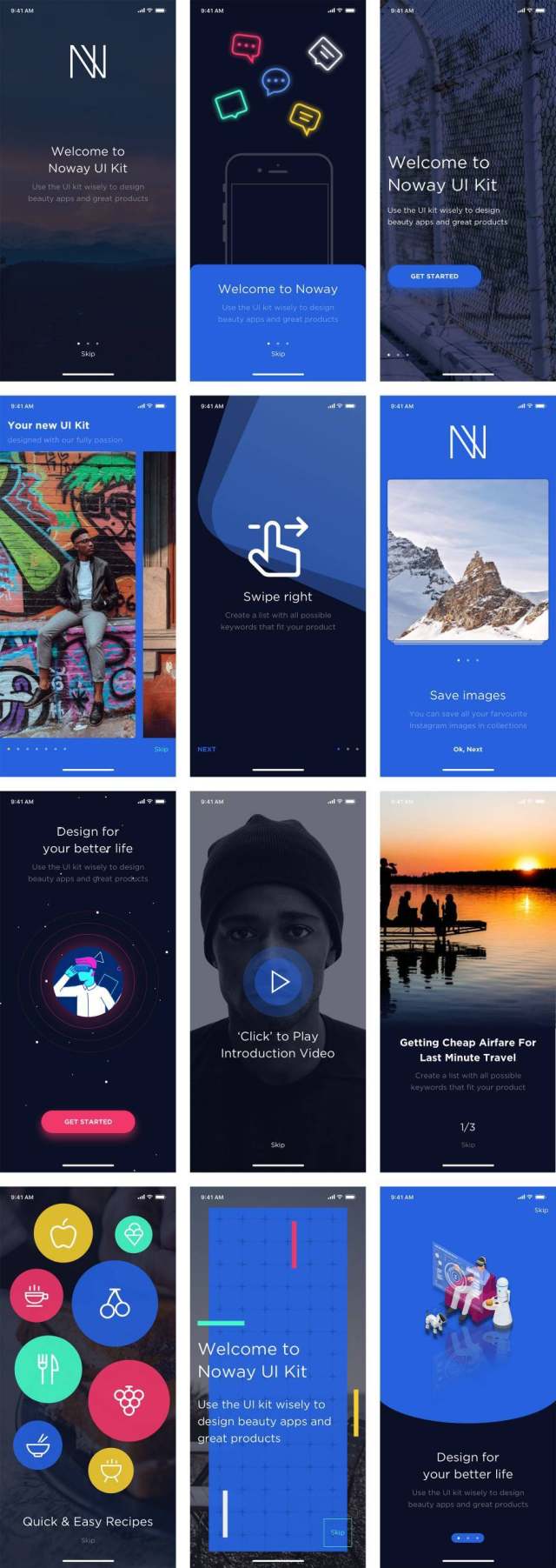 Noway iPhone X 引导页 Noway iPhone X 引导页