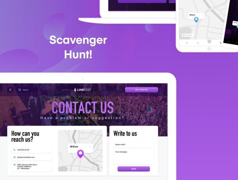 LineFest包含您将需要在节日的所有细节,LineFest - 音乐节网络及平板电脑应用的UI套件 LineFest包含您将需要在节日的所有细节,LineFest - 音乐节网络及平板电脑应用的UI套件