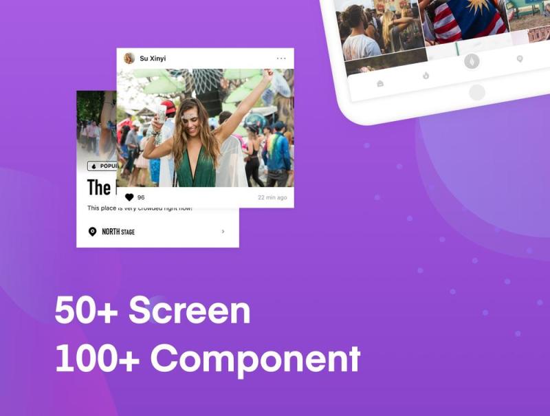 LineFest包含您将需要在节日的所有细节,LineFest - 音乐节网络及平板电脑应用的UI套件 LineFest包含您将需要在节日的所有细节,LineFest - 音乐节网络及平板电脑应用的UI套件