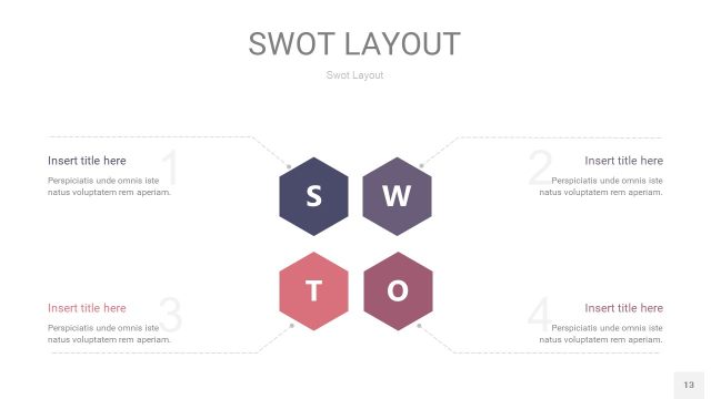 莫兰迪紫色SWOT图表PPT13 莫兰迪紫色SWOT图表PPT13