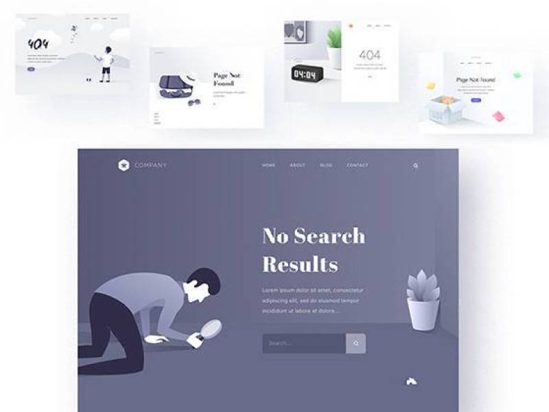 11 枚网页空状态界面 11 枚网页空状态界面